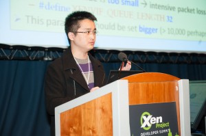 Luwei Cheng talks about his research on TCP performance in VMs